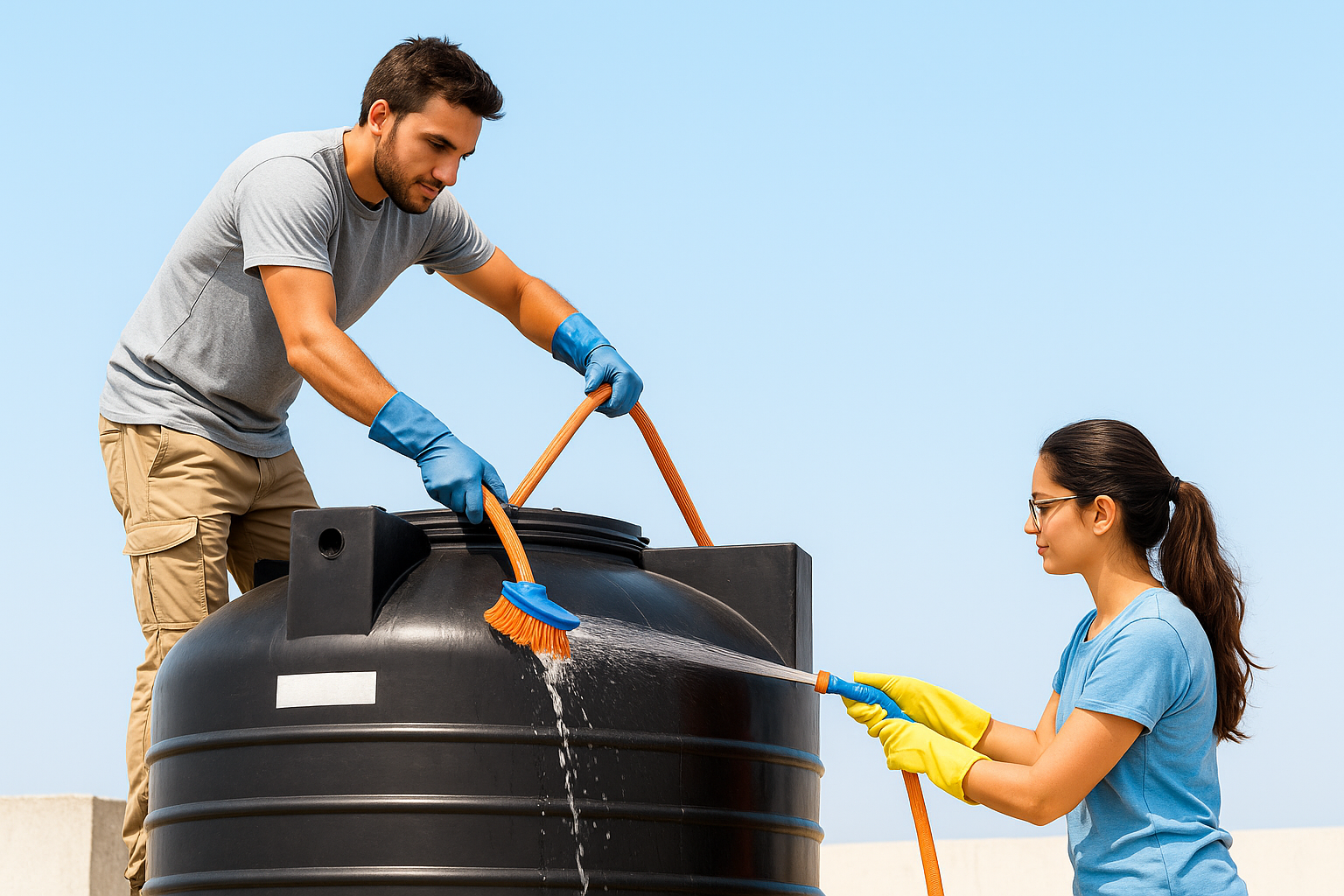 Water Tank Cleaning